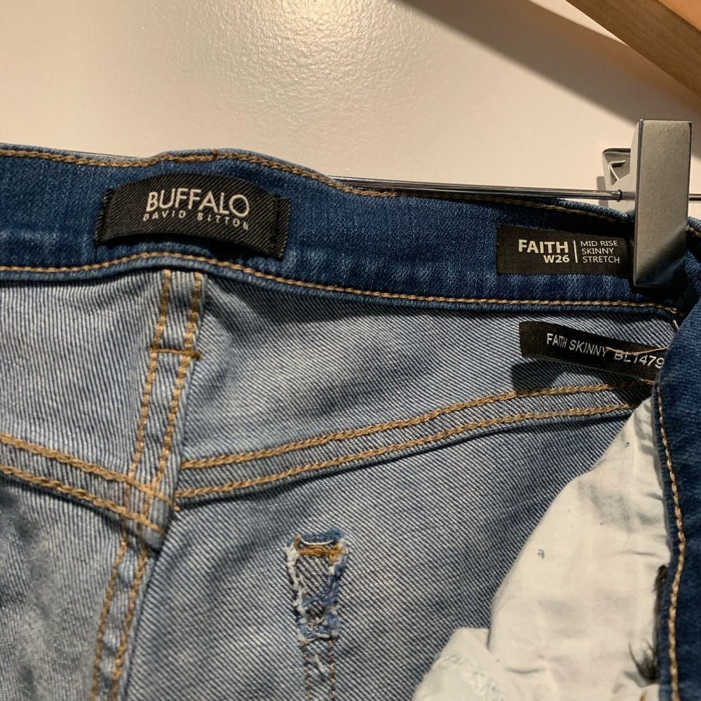 Embellished & Distressed Skinny Jeans - Picture 6 of 6